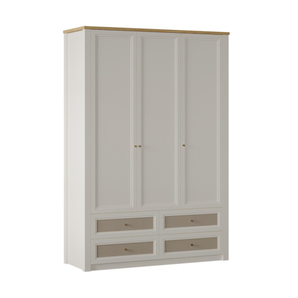 خزانة 3 دفات مع جوارير (Corso)