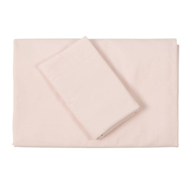 DUVET COVER REGULAR  SET PINK (160X220)