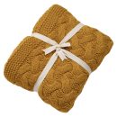 KNİT BLANKET HOLA MUSTARD (120X170CM)