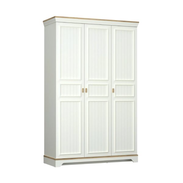 MONTE 3 DOORS WARDROBE CREAM