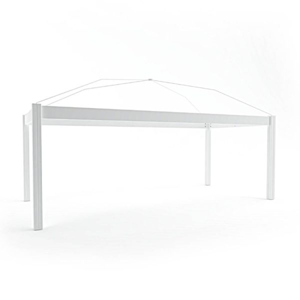 BIANCA - LORA TODDLER BED CANOPY CONV.SET ULT_WHITE